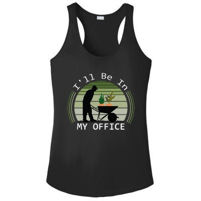 Ill Be In My Office Garden Ladies PosiCharge Competitor Racerback Tank