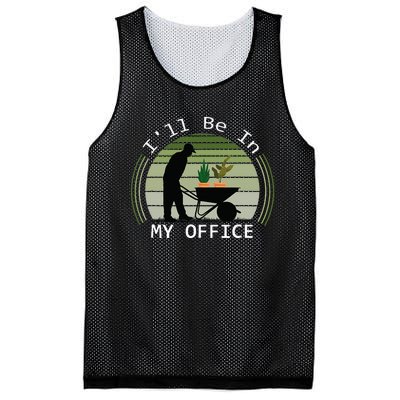 Ill Be In My Office Garden Mesh Reversible Basketball Jersey Tank