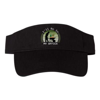 Ill Be In My Office Garden Valucap Bio-Washed Visor