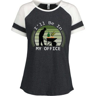 Ill Be In My Office Garden Enza Ladies Jersey Colorblock Tee