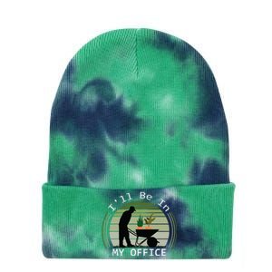 Ill Be In My Office Garden Tie Dye 12in Knit Beanie