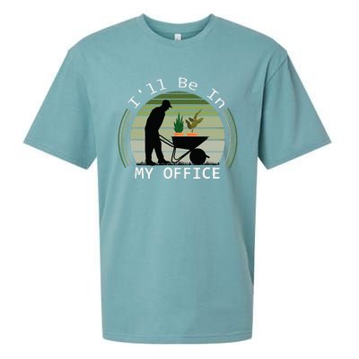 Ill Be In My Office Garden Sueded Cloud Jersey T-Shirt