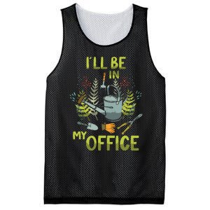 ILl Be In My Office Garden ILl Be In My Office Gardening Mesh Reversible Basketball Jersey Tank