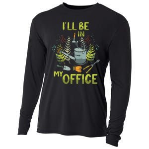 ILl Be In My Office Garden ILl Be In My Office Gardening Cooling Performance Long Sleeve Crew