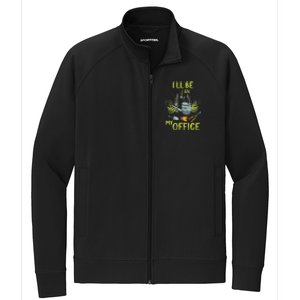 ILl Be In My Office Garden ILl Be In My Office Gardening Stretch Full-Zip Cadet Jacket