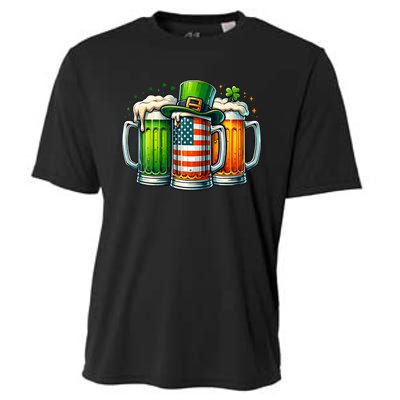 Irish Beer Ireland St Patricks Day Drinking Party Cooling Performance Crew T-Shirt