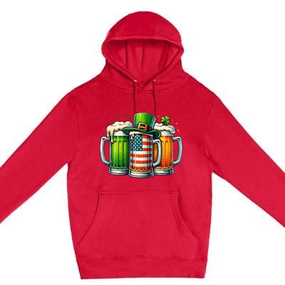 Irish Beer Ireland St Patricks Day Drinking Party Premium Pullover Hoodie