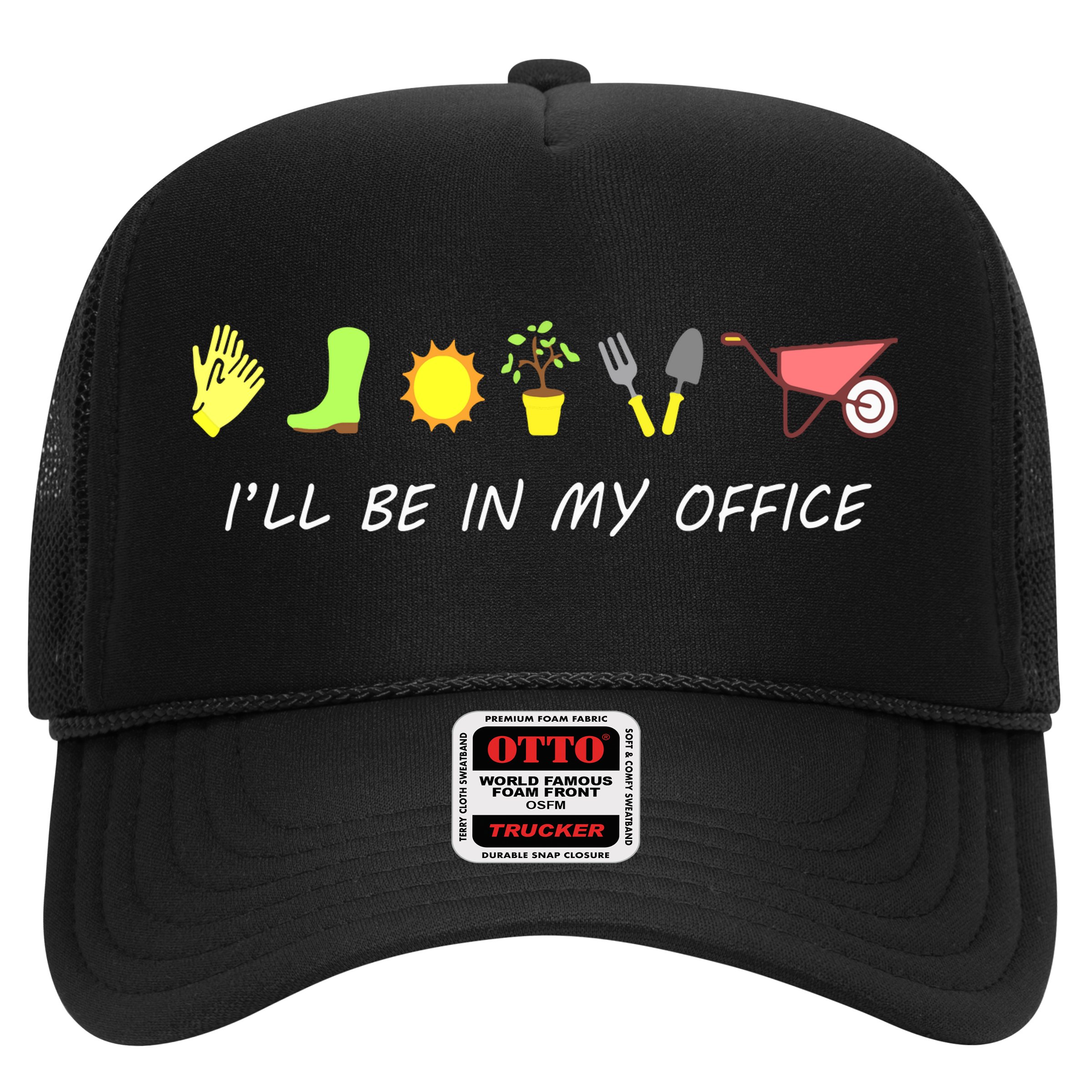 I'll Be In My Office Garden Funny Distressed Gardening Hat