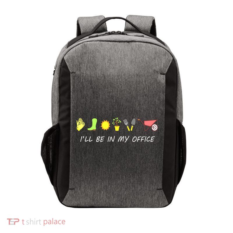 I'll Be In My Office Garden Funny Distressed Gardening Vector Backpack