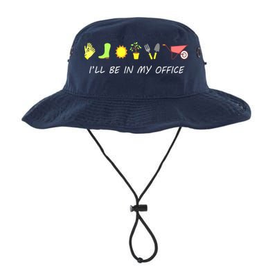 I'll Be In My Office Garden Funny Distressed Gardening Bucket Hat
