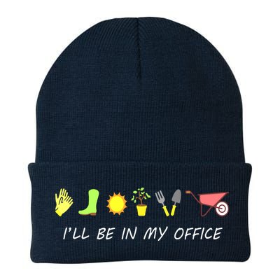 I'll Be In My Office Garden Funny Distressed Gardening Beanie