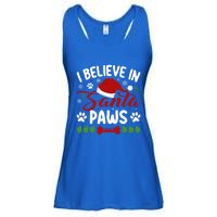 I Believe In Santa Paws Gift Ladies Essential Flowy Tank