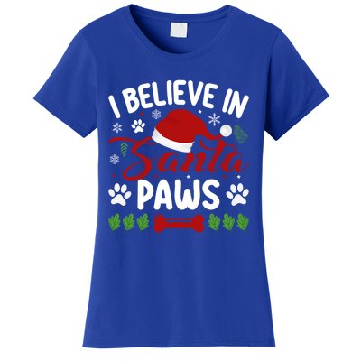 I Believe In Santa Paws Gift Women's T-Shirt