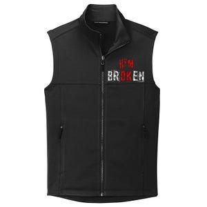 I'M Broken Invisible Illness I'M OK Broken Collective Smooth Fleece Vest