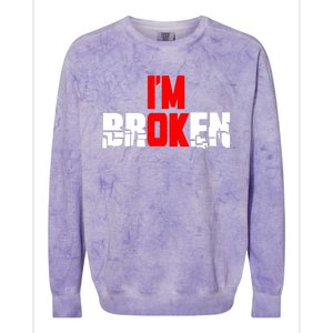 Im Broken Colorblast Crewneck Sweatshirt