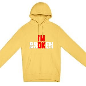 Im Broken Premium Pullover Hoodie