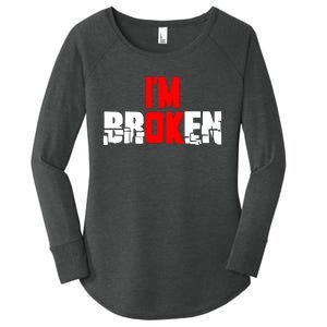 Im Broken Women's Perfect Tri Tunic Long Sleeve Shirt