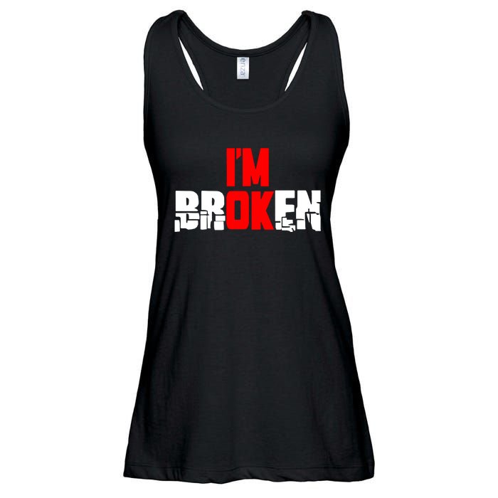 Im Broken Ladies Essential Flowy Tank