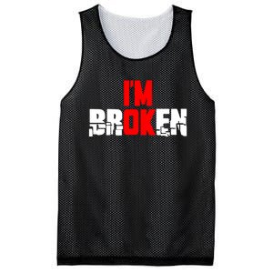 Im Broken Mesh Reversible Basketball Jersey Tank