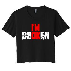 Im Broken Women's Crop Top Tee