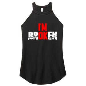 Im Broken Women's Perfect Tri Rocker Tank