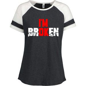 Im Broken Enza Ladies Jersey Colorblock Tee