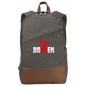 Im Broken Cotton Canvas Backpack