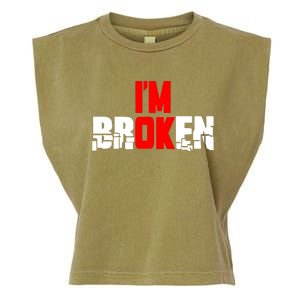 Im Broken Garment-Dyed Women's Muscle Tee