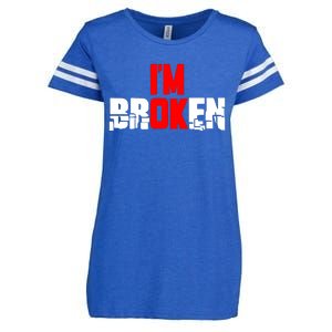 Im Broken Enza Ladies Jersey Football T-Shirt