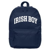 Irish Boy Ireland Home Country 16 in Basic Backpack