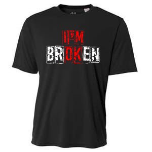 I'M Broken Invisible Illness I'M OK Broken Cooling Performance Crew T-Shirt