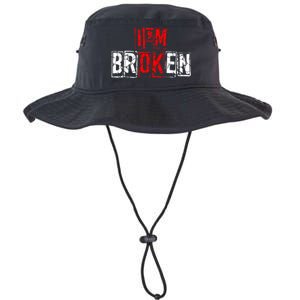 I'M Broken Invisible Illness I'M OK Broken Legacy Cool Fit Booney Bucket Hat