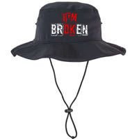 I'M Broken Invisible Illness I'M OK Broken Legacy Cool Fit Booney Bucket Hat