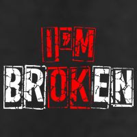 I'M Broken Invisible Illness I'M OK Broken Microfiber Hand Towel