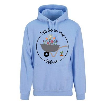 ILl Be In My Office Wheelbarrow Garden Lover Unisex Surf Hoodie