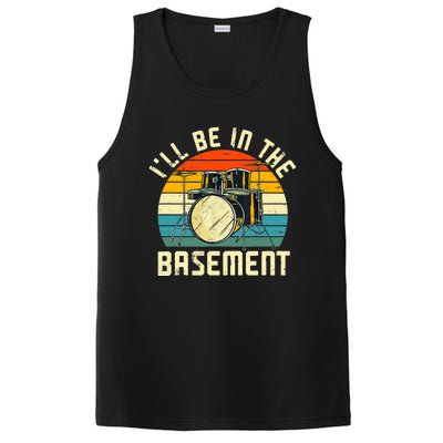 I'll Be In The Basement Drums Drummers Drum Kit Owner PosiCharge Competitor Tank