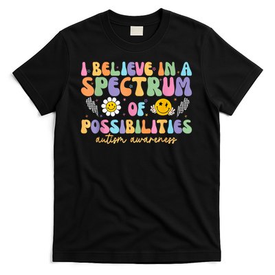 I Believe In A Spectrum Of Possibilities Autism Awareness T-Shirt