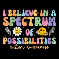 I Believe In A Spectrum Of Possibilities Autism Awareness Drawstring Bag