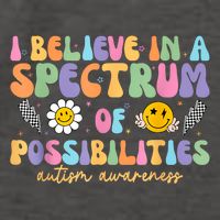 I Believe In A Spectrum Of Possibilities Autism Awareness Vector Backpack