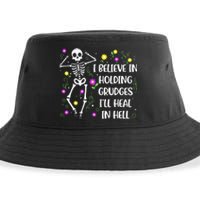 I Believe In Holding Grudges Ill Heal In Hell Sustainable Bucket Hat