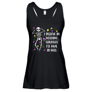 I Believe In Holding Grudges Ill Heal In Hell Ladies Essential Flowy Tank