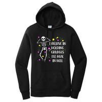 I Believe In Holding Grudges Ill Heal In Hell Women's Pullover Hoodie