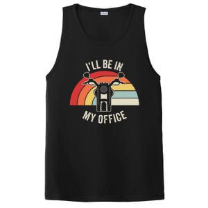 ILl Be In My Office Motorcycle Adventure Retro PosiCharge Competitor Tank