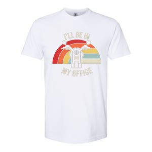 ILl Be In My Office Motorcycle Adventure Retro Softstyle CVC T-Shirt