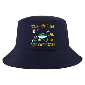 I'll Be In My Office Garden Funny Distressed Gardening Tee Cool Comfort Performance Bucket Hat