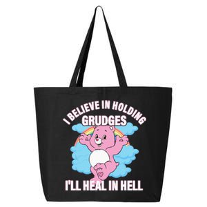 I Believe In Holding Grudges I’ll Heal In Hell Apparel Long Sleeve 25L Jumbo Tote