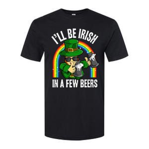 I'll be Irish in a few Beers Funny St. Patrick's Day Beer Softstyle CVC T-Shirt