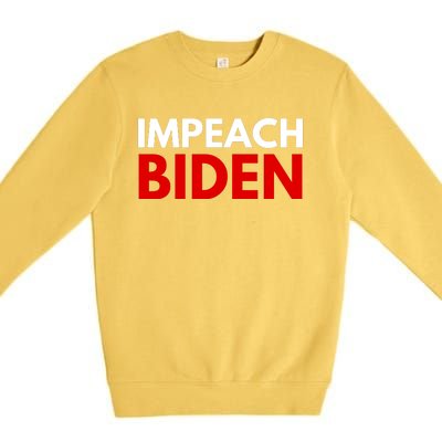 Impeach Biden Premium Crewneck Sweatshirt