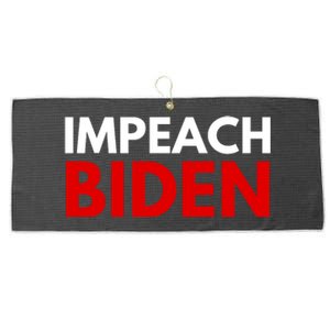 Impeach Biden Large Microfiber Waffle Golf Towel