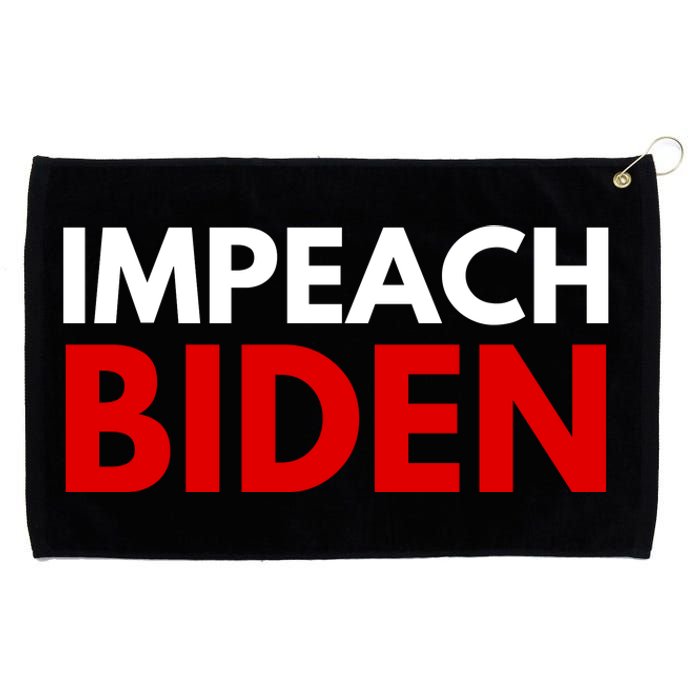 Impeach Biden Grommeted Golf Towel